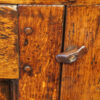 Antique oak cupboard dresser base dowels