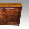 Antique oak cupboard dresser base end section