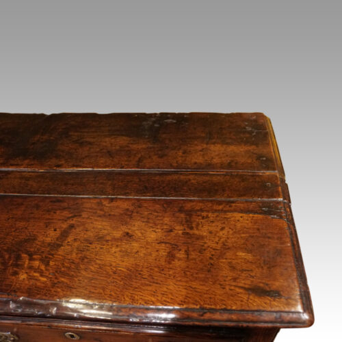 Antique oak cupboard dresser base top end