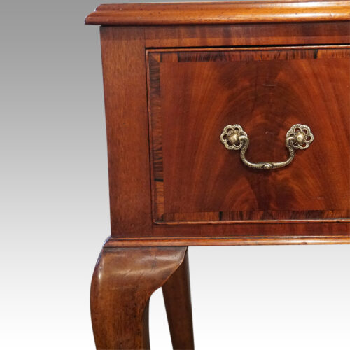 Edwardian mahogany dressing table box drawer
