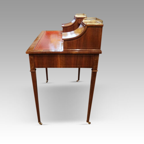 Edwardian walnut bon heur du jour side
