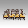 George I style 8 dining chairs