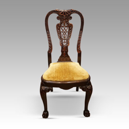 George I style 8 dining chairs side chair