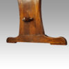 Large oak refectory table profile