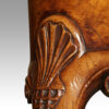 Pair of George I walnut side chairs knee carving