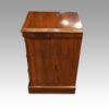 Pair of Victorian walnut bedside chests side