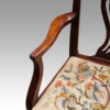 Set of 12 Georgian mahogany dining chairs arm