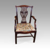 Set of 12 Georgian mahogany dining chairs armchair