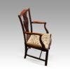 Set of 12 Georgian mahogany dining chairs armchair side