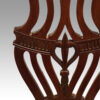 Set of 12 Georgian mahogany dining chairs pierced splat