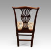 Set of 12 Georgian mahogany dining chairs rear