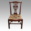 Set of 12 Georgian mahogany dining chairs side chair