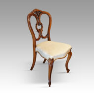 Set of 8 Victorian dining chairs angle