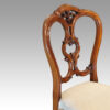 Set of 8 Victorian dining chairs back angle