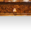 Victorian burr walnut pedestal desk knob handle