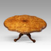 Victorian shaped walnut loo table