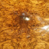 Victorian shaped walnut loo table heart wood