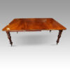 William IV mahogany extending dining table