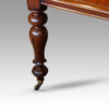 William IV mahogany extending dining table leg detail