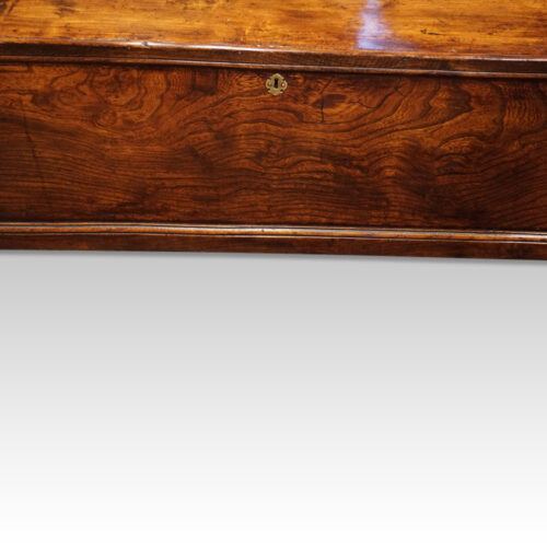 Antique Elm blanket box front