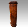 Antique walnut postbox drinks cabinet side