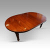 Edwardian circular extending dining table 2 leaves