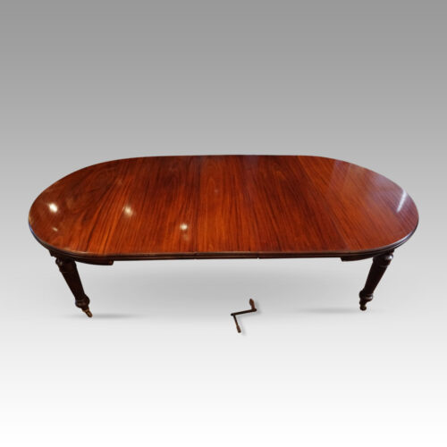 Edwardian circular extending dining table