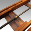 Edwardian circular extending dining table worm