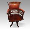 Edwardian inlaid desk chair