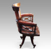 Edwardian inlaid desk chair side