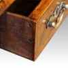 George I walnut knee-hole joints
