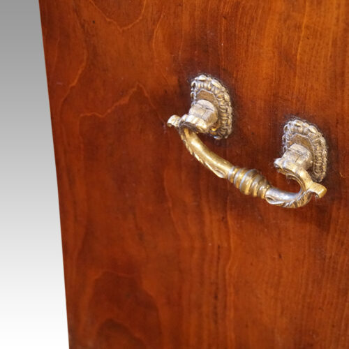 George III mahogany side cabinet cast handle