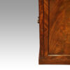 George III mahogany side cabinet detail