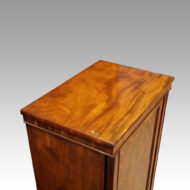 George III mahogany side cabinet top