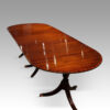 George V 12 seat mahogany dining table