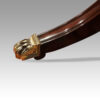 George V 12 seat mahogany dining table leg detail
