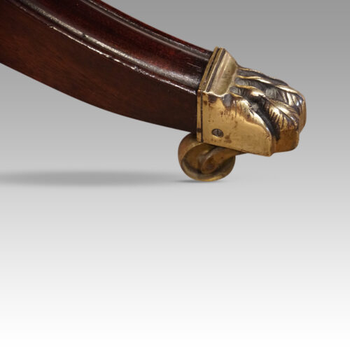 George V 12 seat mahogany dining table toe