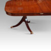 George VI mahogany extending pillar table base