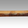 George VI mahogany extending pillar table clip holder