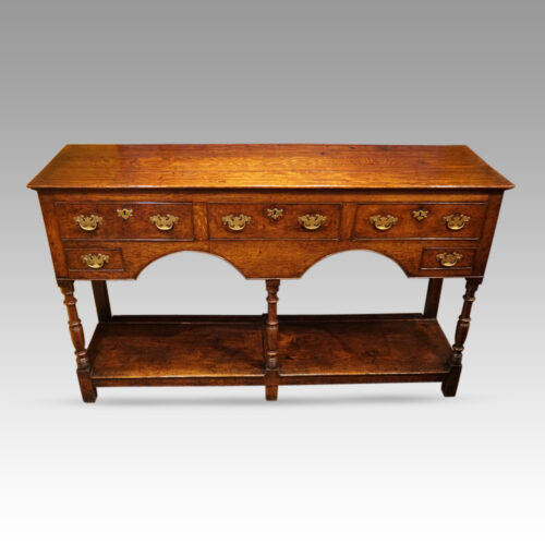 Georgian oak dresser base