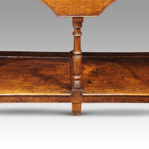 Georgian oak dresser base centre leg