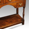 Georgian oak dresser base end leg