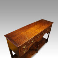 Georgian oak dresser base top