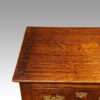 Georgian oak dresser base top end