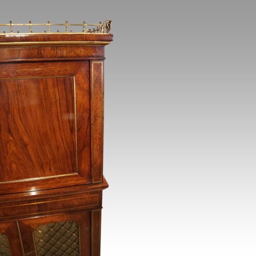 Regency rosewood cabinet front end
