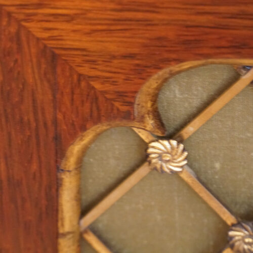 Regency rosewood cabinet indent corner