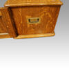 Victorian oak collectors cabinet carrying handle