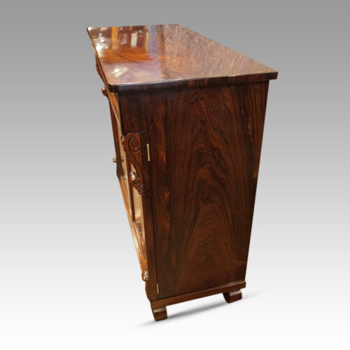 William IV rosewood chiffonier side