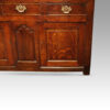18thc. oak cupboard dresser base end