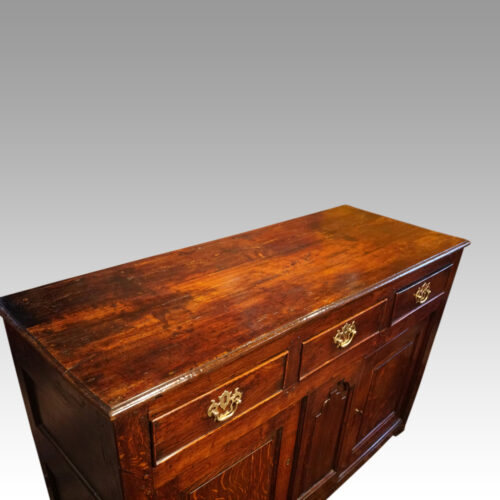 18thc. oak cupboard dresser top